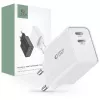 Tech-Protect C35W 2-portars nätladdare, PD 35 W, vit