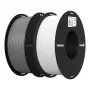 Creality PLA+ 3D-skrivarfilament 1,75 mm, vit + grå, 2 spolar à 1 kg, 3301010365