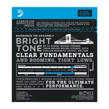 Daddario D'Addario EXL165 strängar för elbas, Regular Light 45–105