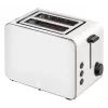 WMF Stelio 414210001 brödrost, 2 skivor, rostfritt stål, Paper Grey, 1050 W