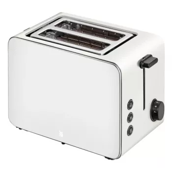 WMF Stelio 414210001 brödrost, 2 skivor, rostfritt stål, Paper Grey, 1050 W