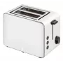 WMF Stelio 414210001 brödrost, 2 skivor, rostfritt stål, Paper Grey, 1050 W