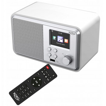 XORO DAB300IR WS WLAN internet radio with DAB+ and Bluetooth, white