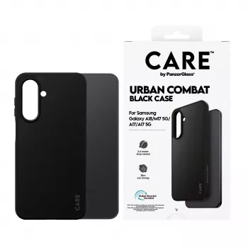 PanzerGlass CARE Urban Combat-skal för Samsung Galaxy A17/A18, svart
