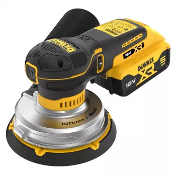DeWalt DCW230P2-QW 150 mm batteridriven excenterslip