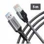 Goobay AXAGON ADE-AM50 USB-A Gigabit Ethernet-adapter med inbyggd 5 m CAT6-kabel, RJ-45