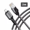 AXAGON ADE-CM20 USB-C Gigabit Ethernet Adapter with Integrated 2 m CAT6 Cable, RJ-45