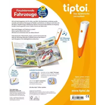 Ravensburger tiptoi Wieso? Weshalb? Warum? Faszinierende Fahrzeuge, tysk utgåva