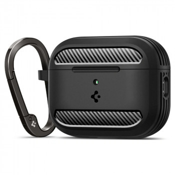 Spigen Rugged Armor ACS09822 Case for Apple AirPods Pro 3, Matte Black