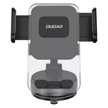 Dudao F24PLUS telefonhållare för bil med sugkopp för instrumentbrädan, svart
