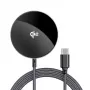 Acefast E24 Qi2 15W Magnetic Wireless Charger with 1.2 m USB-C Cable, Black