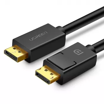 iLike Ugreen DP102 (10212) DisplayPort 1.2 till DisplayPort 1.2-kabel, 4K, 3 m, svart