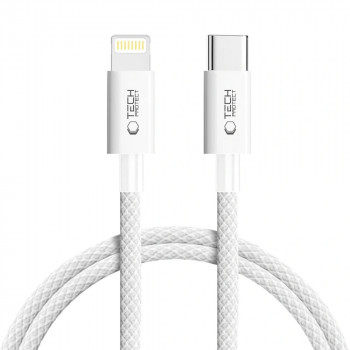 Tech-Protect Ultraboost Lite USB-C / Lightning-kabel PD27W/3A 100 cm, Cool Grey