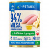 Petmex med kanin och päron för vuxna hundar, 400 g