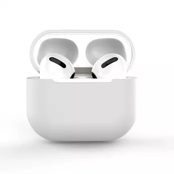 Hurtel silikonskal för AirPods 2 / AirPods 1, vit