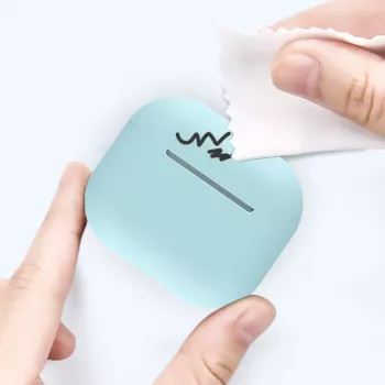 Hurtel silikonskal för AirPods 2 / AirPods 1, vit