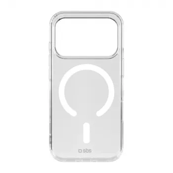 SBS D3O Active skal för iPhone 18 Pro Max / 17 Pro Max, MagSafe-kompatibelt, transparent