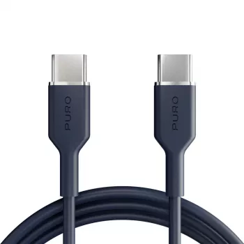 Puro Icon 60W USB-C-till-USB-C-kabel 1,5 m, Navy Blue