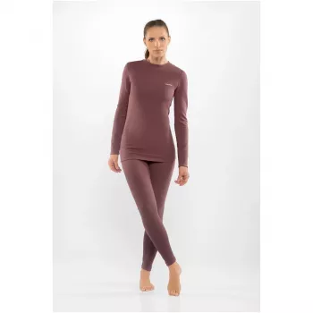 Viking Meriboo Lady Set merinoull dam underställsset, rosa, S