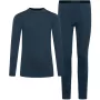 Viking Meriboo Man Set merinoull herr underklädesset, marinblå, XL