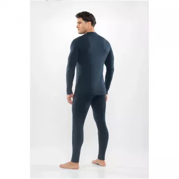 Viking Meriboo Man Set merinoull herr underklädesset, marinblå, XL