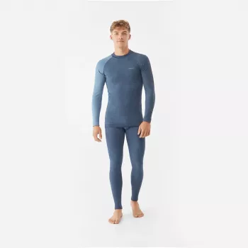 Viking Meriboo Man Set herr merinoullunderkläder, navy, M