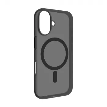 Puro Daylight MagSafe silikonfodral för iPhone 16 Plus, svart