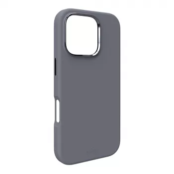 Puro Icon Mag Pro MagSafe silikonfodral för iPhone 16 Pro Max, mörkgrå