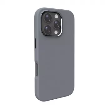 Puro Icon Mag Pro MagSafe silikonfodral för iPhone 16 Pro Max, mörkgrå