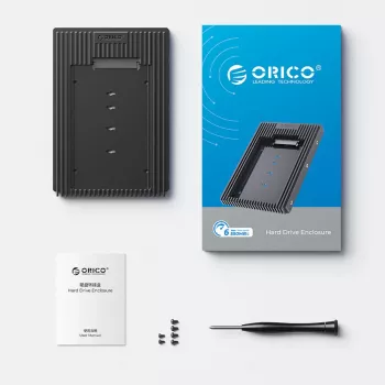 Orico D2SS-6G enhetsadapter 2,5 inch till 3,5 inch, SATA III, svart