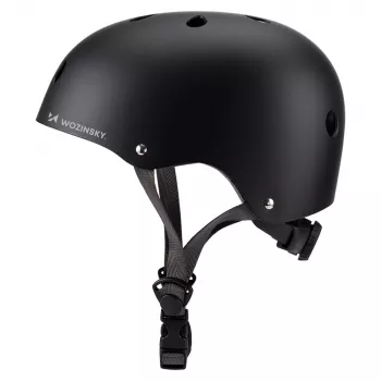 Wozinsky lätt BMX-/scooterhjälm, storlek S (48-52 cm), svart