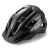 Rockbros LK-67 ungdomscykelhjälm med avtagbart visir, 54-58 cm, svart