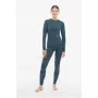 Viking Gasher Lady Set Merino damunderkläder, turkos, L
