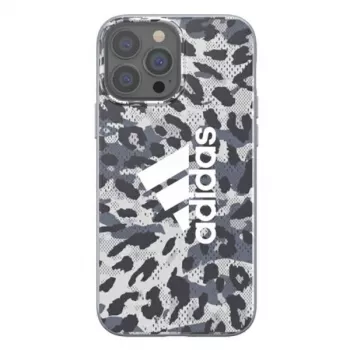 Adidas OR SnapCase Leopard skal för Apple iPhone 13 Pro Max, grå