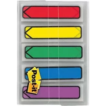 3M 684-ARR1 självhäftande indexflaggor, 12 mm x 4,3 cm, flerfärgad (100 st)