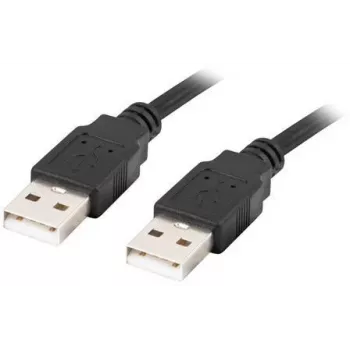 Lanberg USB-A M/M 2.0-kabel 0,5 m, svart