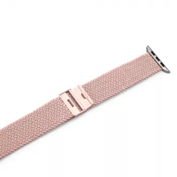 PURO Loop nylonarmband för Apple Watch 38/40/41 mm, rosa