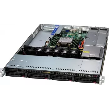 Supermicro SuperServer SYS-512B-WR-G1 WIO 1U rack-barebone-server, en sockel, 32 GB
