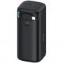 USAMS US-CD217 XMF Series powerbank 18000 mAh, PD 45W snabbladdning, med Lightning-kabel, svart