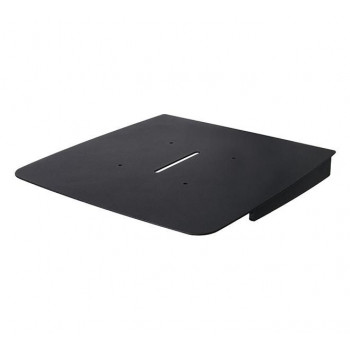 B-Tech BT7033/B Small AV Accessory Shelf (Steel) for Collar Mounting, 300 x 300 mm, black