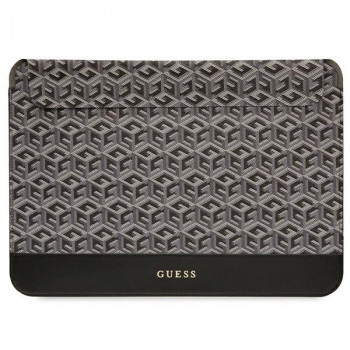 Guess GUCS14HGCFSEK laptopfodral 14 inch, GCube Stripes, svart