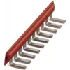 Phoenix Contact 2715953 bygel EB 80-DIK RD, 80-polig, 6,2 mm, röd, radplint