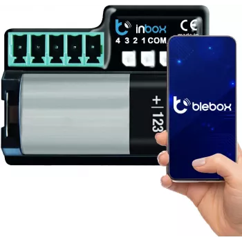 Binärt ingångsmodul inbox Blebox