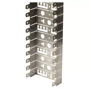 EFB Elektronik LSA-montagebricka, 50 moduler, djup 50 mm, böjradie 25 mm, 2-pack