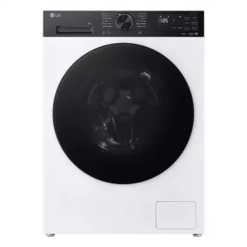 LG F2X50S8TKB 8 kg 1200 rpm Front Load Washing Machine with AI DD, Steam & Wi-Fi - White