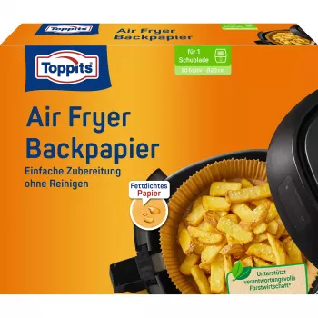 Toppits baking paper for airfryer Ø 20 cm