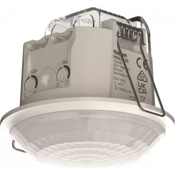 Theben PIRA T8 DE Ceiling Mount Motion Detector, Round Detection Area